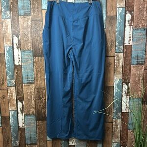 Women's wide leg yoga Leggings teal